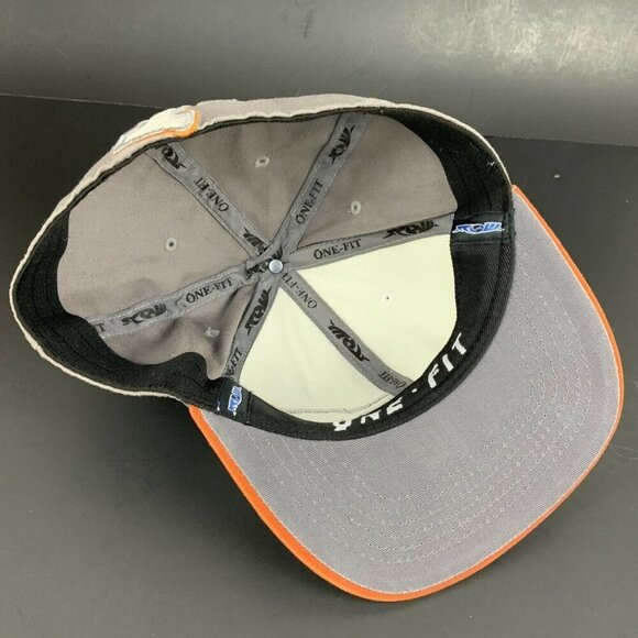 Texas Longhorns UT Adjustable Hat Cap M/L Orange Gray Embroidered Logo - Picture 6 of 7